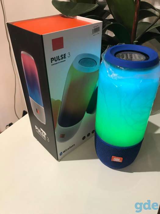 Колонки jbl puls 3 (синяя и красная), фотография 5