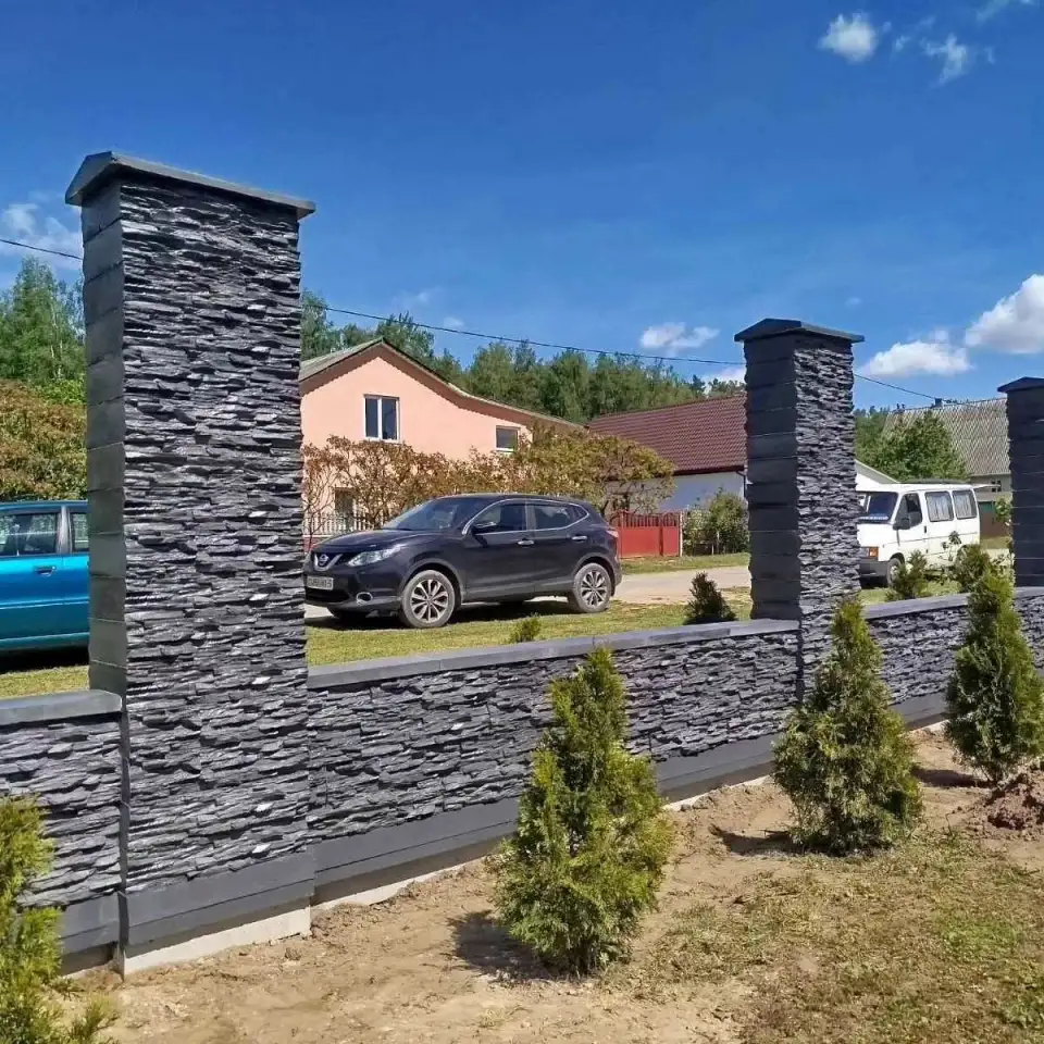 Заборы из искусственного камня ., фотография 5