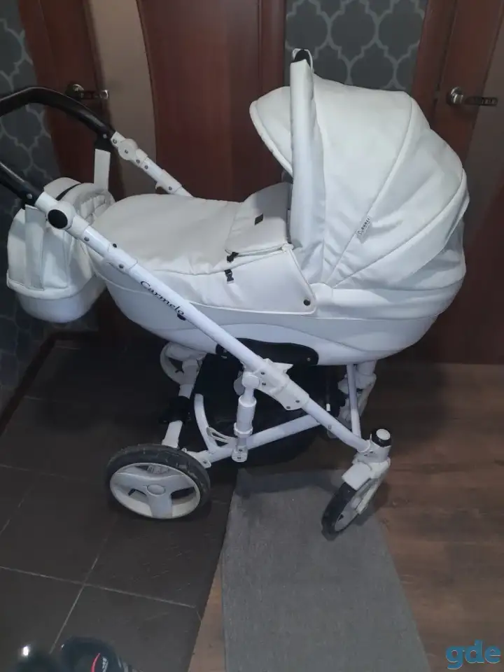 Продам коляску из экокожи Carmello 2в1, фотография 2