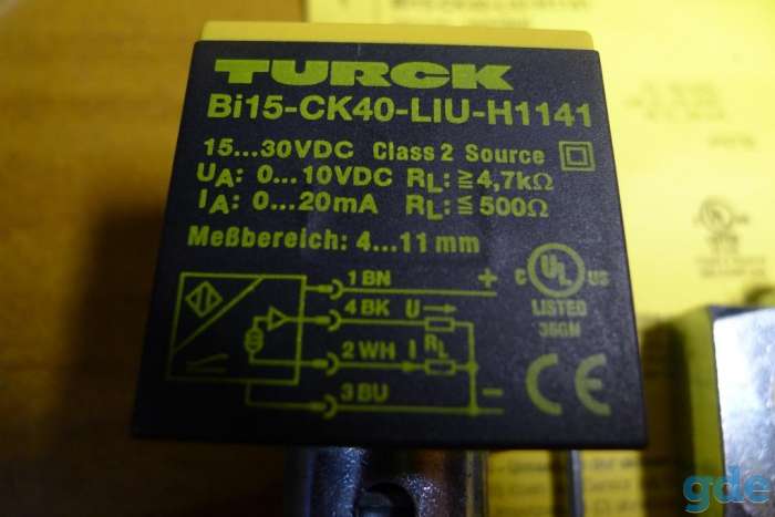Индуктивный датчик Turck BI15-CK40-LIU-H1141 новый, фотография 2