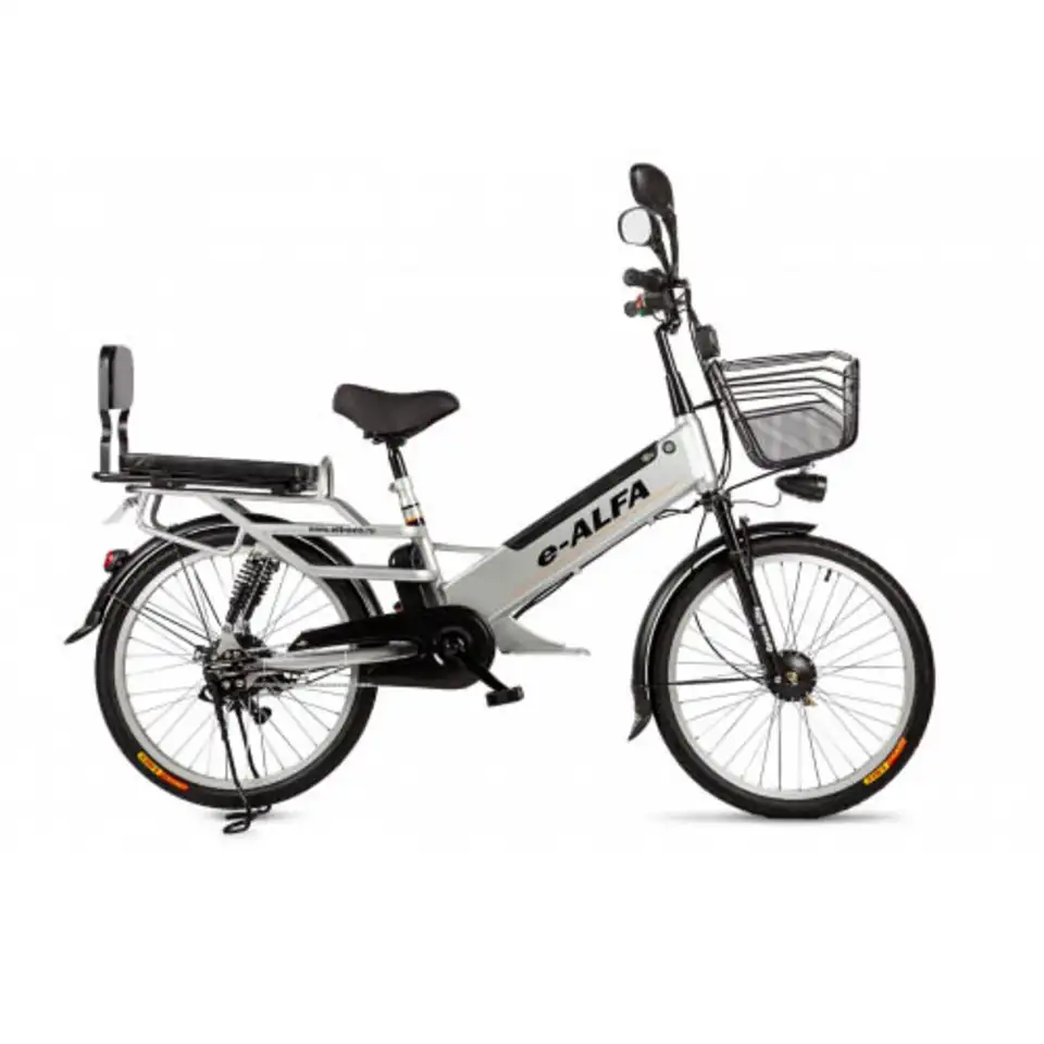 Электровелосипед green city e-alfa-l 350w, фотография 3