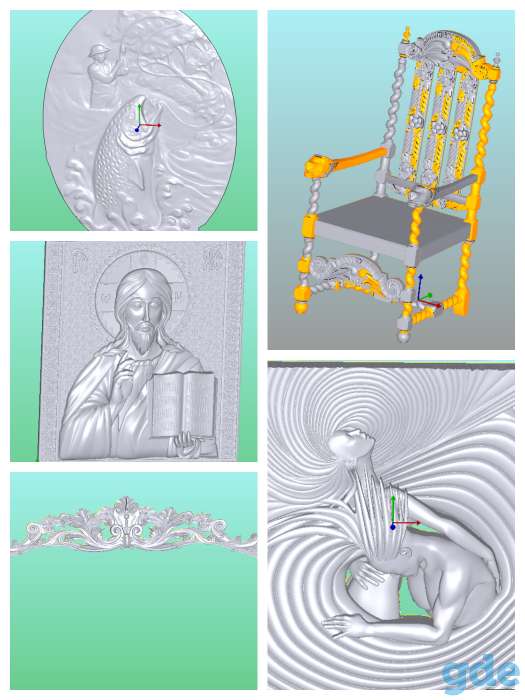 Модели 2D и 3D для станков ЧПУ/CNC/3D принтеров, фотография 4