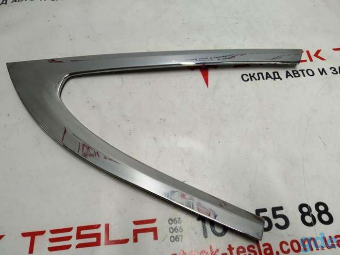Зап. части для авто Tesla. Молдинг хром стекла крыла заднего правого (форточки) Tesla model XFX, фотография 3