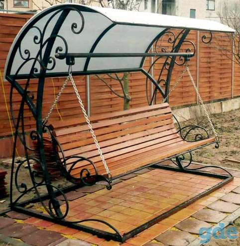 Изготовление металлоизделия. Качели, фотография 4