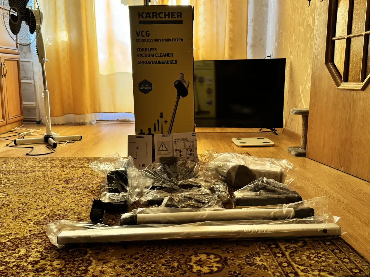 Вертикальный аккумуляторный пылесос Karcher VC6, фотография 1