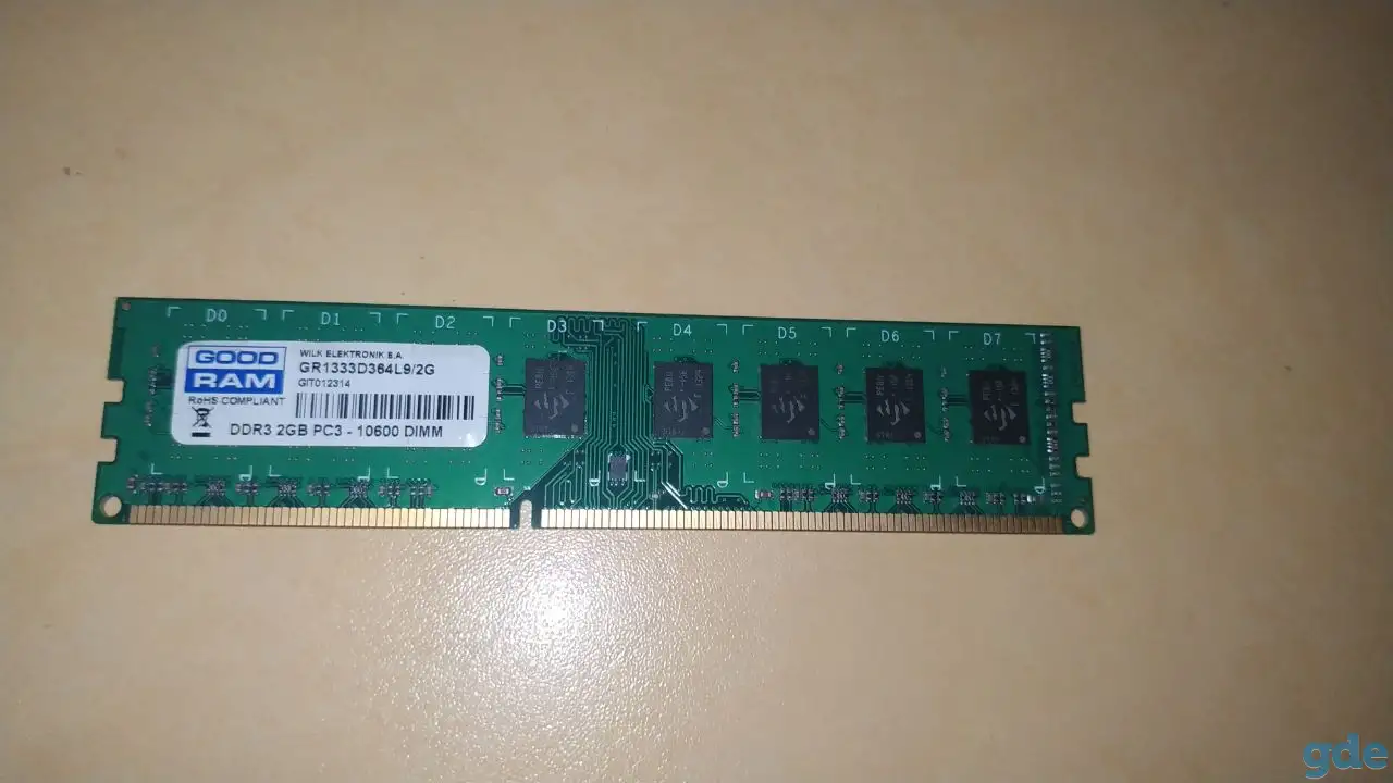 Оперативная память DDR3 2 ГБ gr1333d364l9, фотография 1