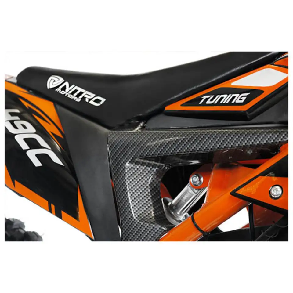 Кроссовый мотоцикл nitro 49cc dirtbike gepard deluxe tuning, фотография 9