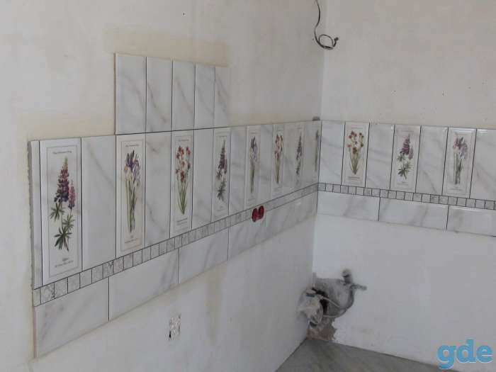 облицовка плиткой укладка плитки, фотография 3