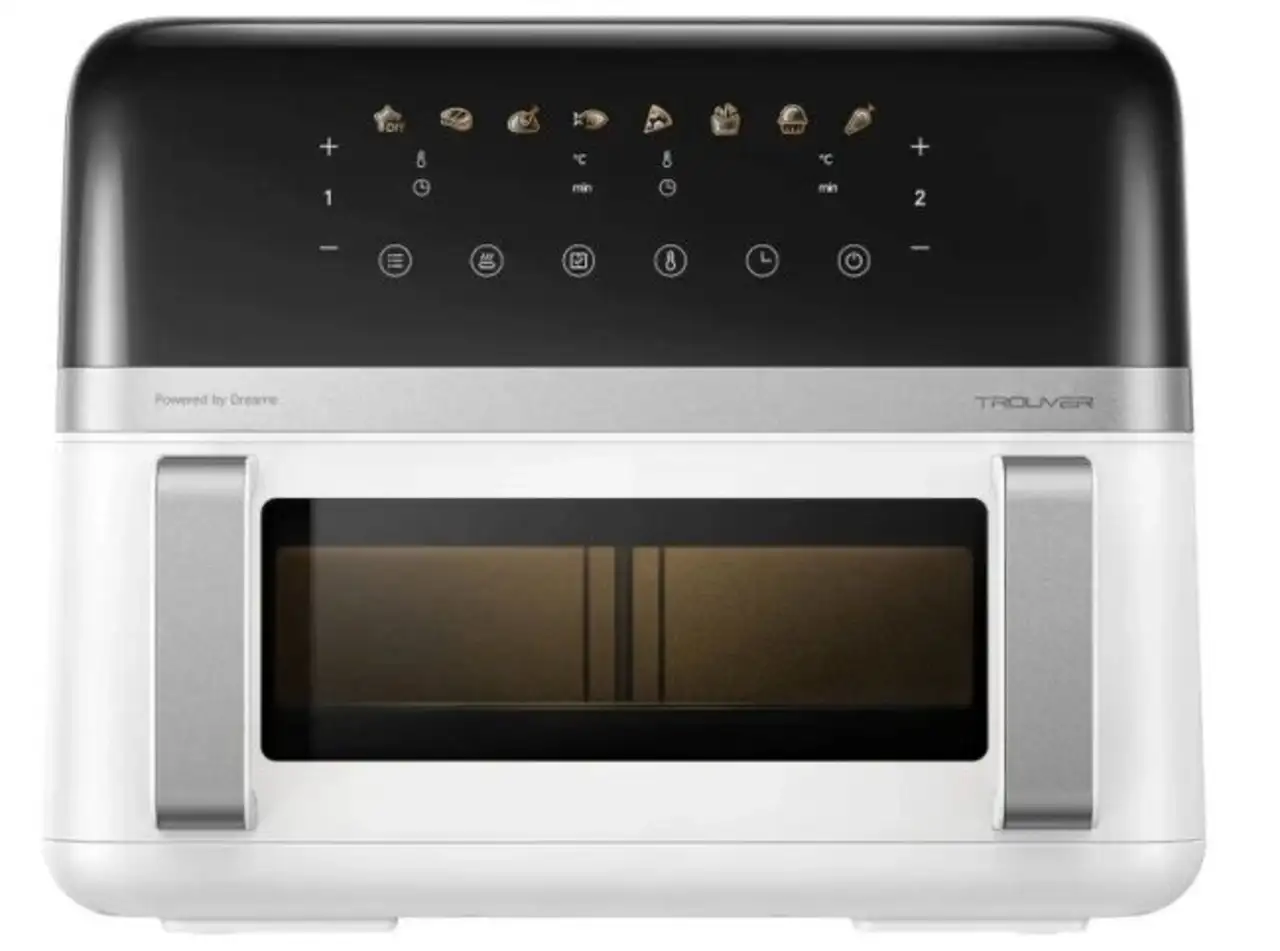 Аэрофритюрница trouver air fryer fd20 pro af-5518atb (белый), фотография 1