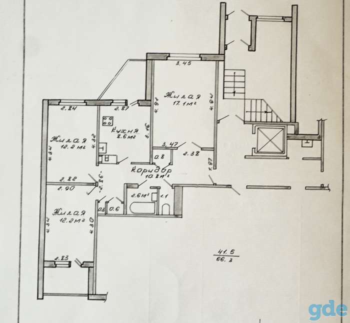 Продам 3-комнатную квартиру в г. Слоним, фотография 12