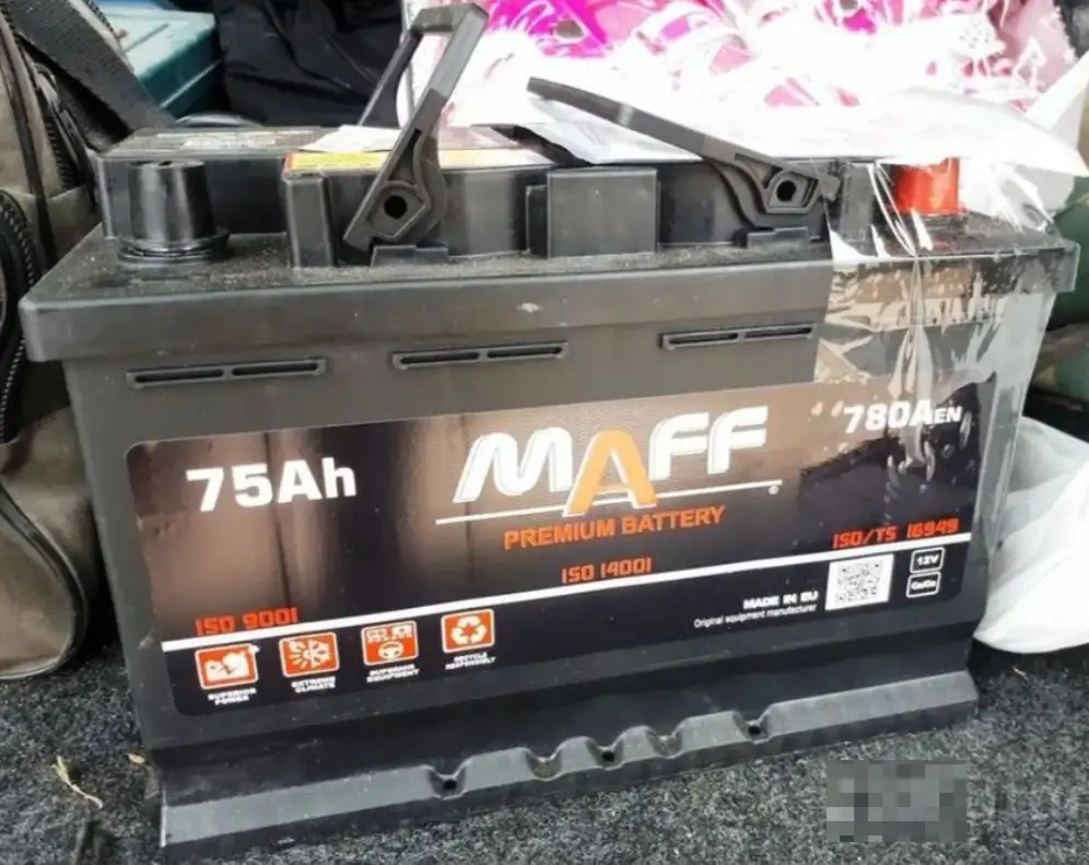 Аккумулятор Maff 75A 780 дизель/бензин R 5лет, фотография 1