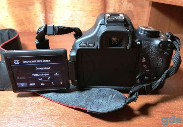 Фотоаппарат зеркальный Canon EOS 600D Kit 18-55mm IS II с объективом., фотография 4