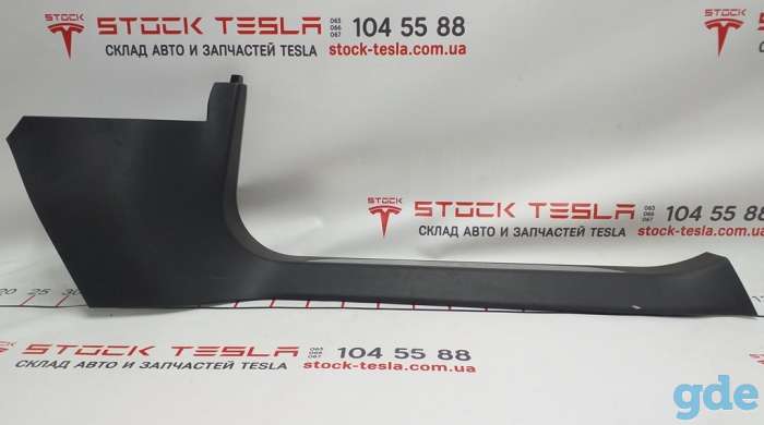 Зап. части для авто Tesla. Облицовка порога стойки А нижняя правая (со вставкой) Tesla model S, model S REST, фотография 6