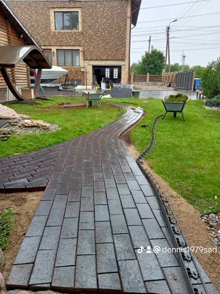 Укладка тротуарной плитки, фотография 3