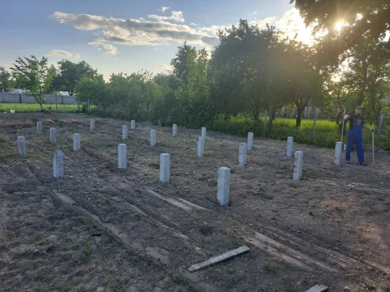 Каркасные дома на мини сваях забивных ЖБ, фотография 2