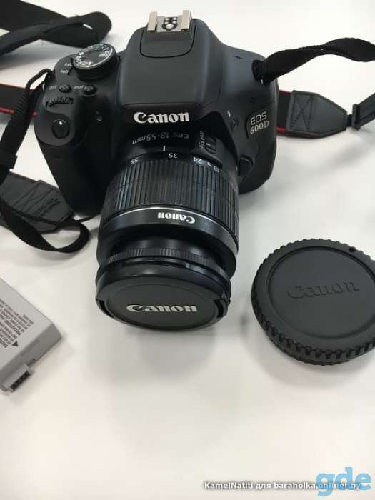 Фотоаппарат Canon EOS 600 D Kit 18-55mm IS II Полный комплект, + флэшка 16 GB Состояние отличное, как новый!, фотография 2