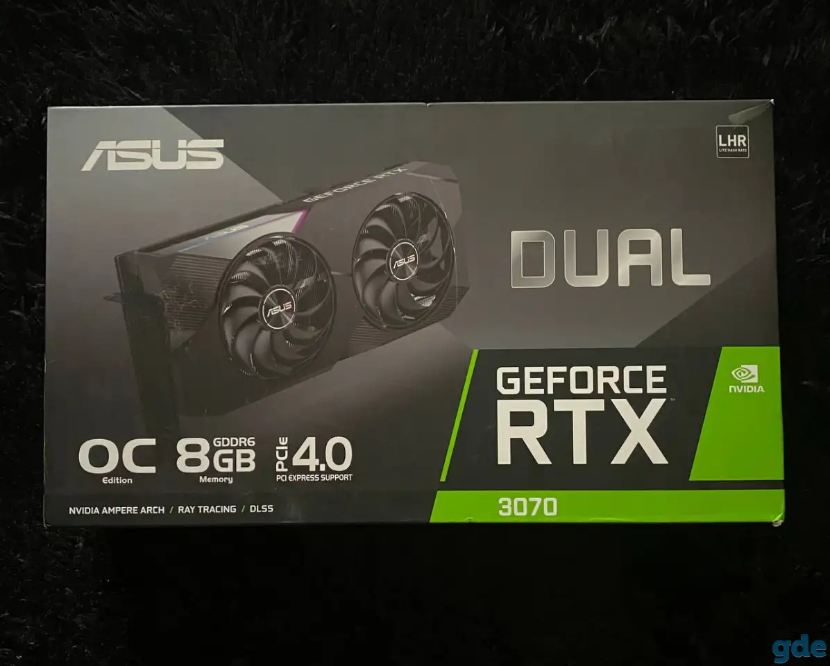 Видеокарта ASUS DUAL GeForce  RTX 3070, фотография 2