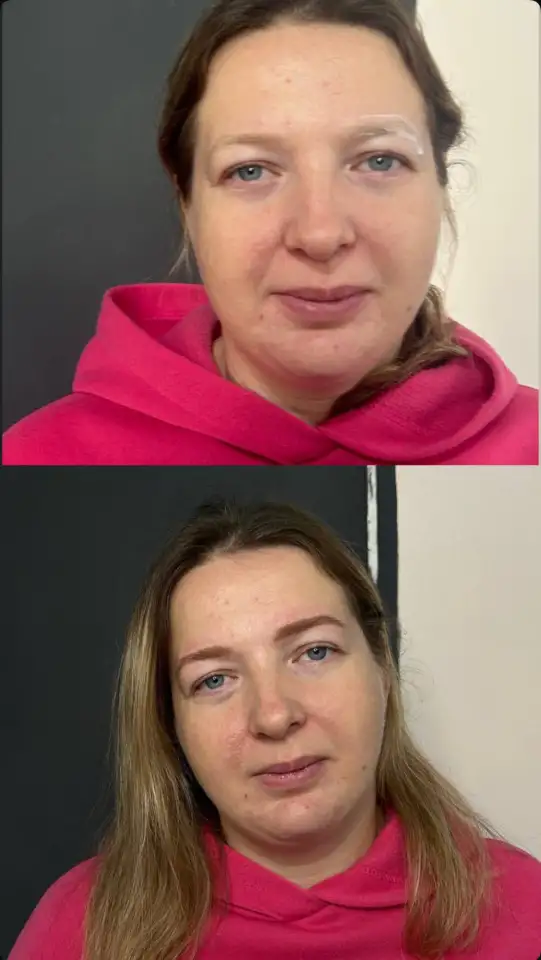Окрашивание бровей, фотография 1