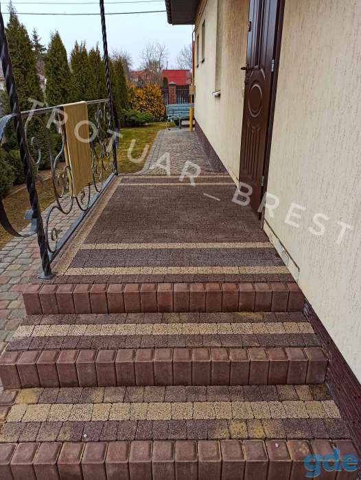 Укладка тротуарной плитки, фотография 4
