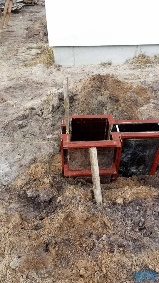 Фундамент под забор, фотография 2