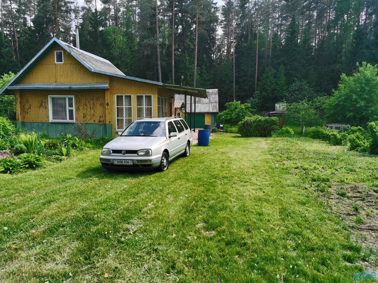 Обкос травы в д.Прудок, фотография 3