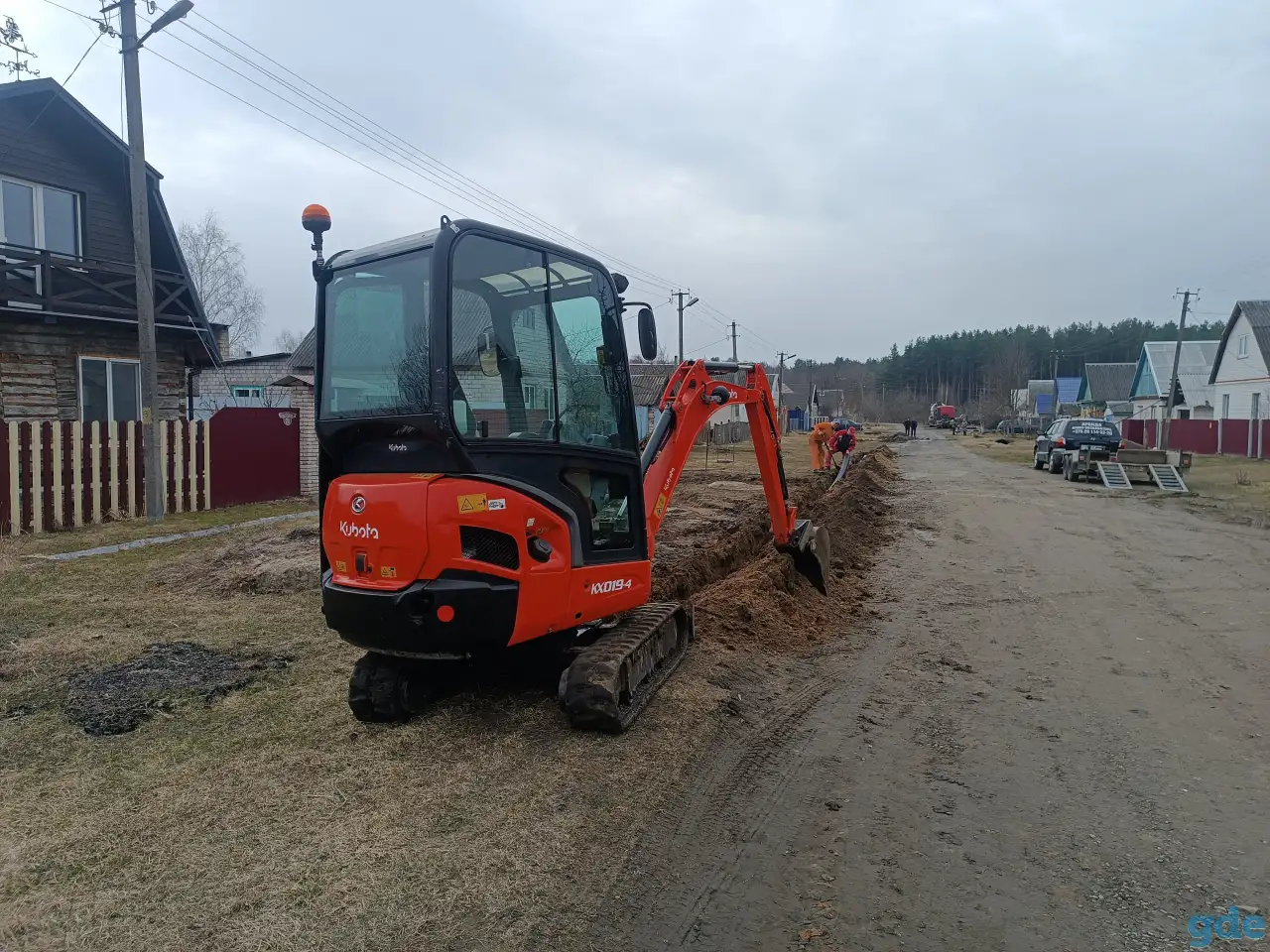 Услуги мини экскаватора в Гомельской и Могилевской областях, фотография 2