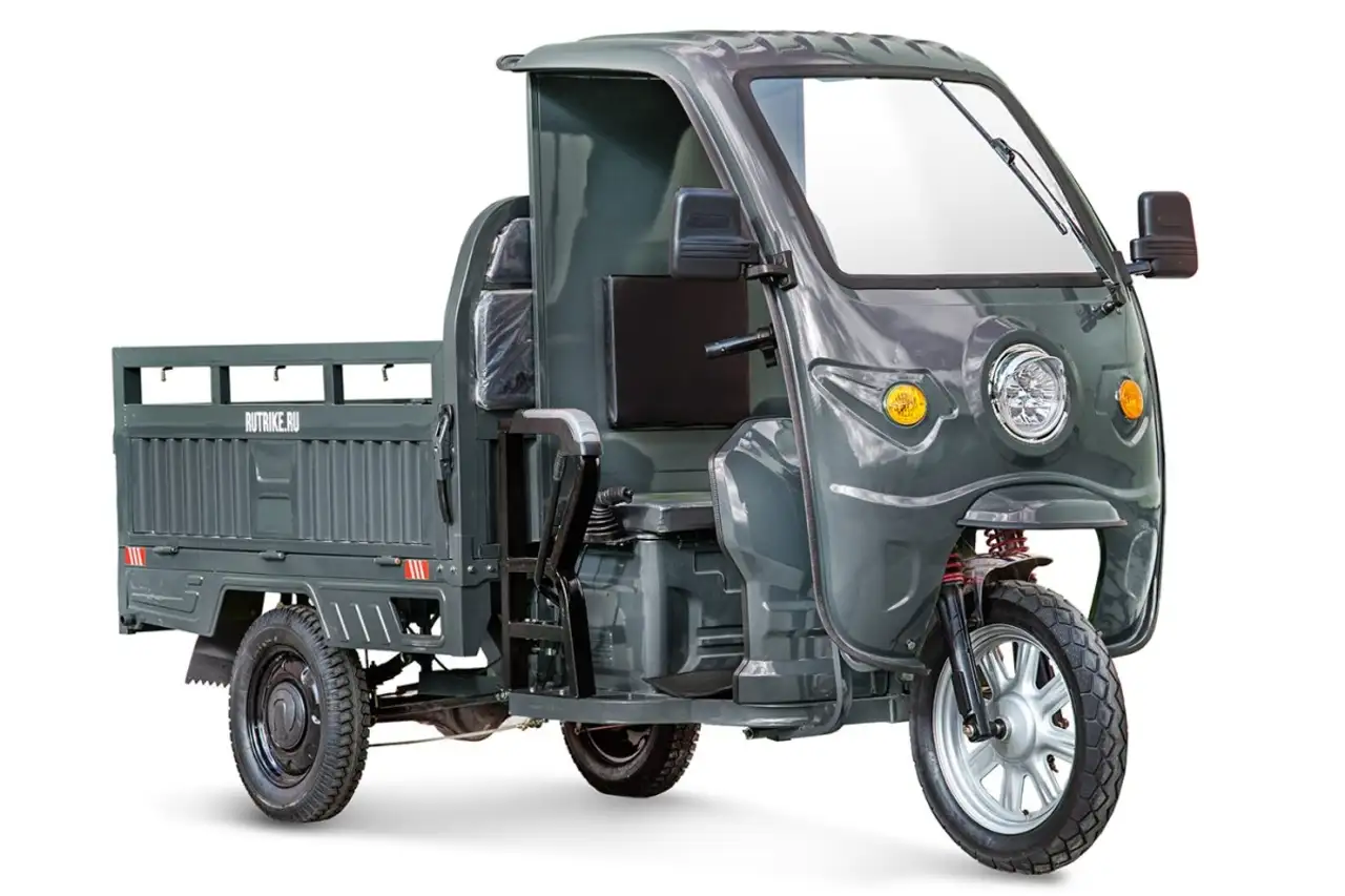 Грузовой электротрицикл rutrike гермес 1500 60v1200w, фотография 1