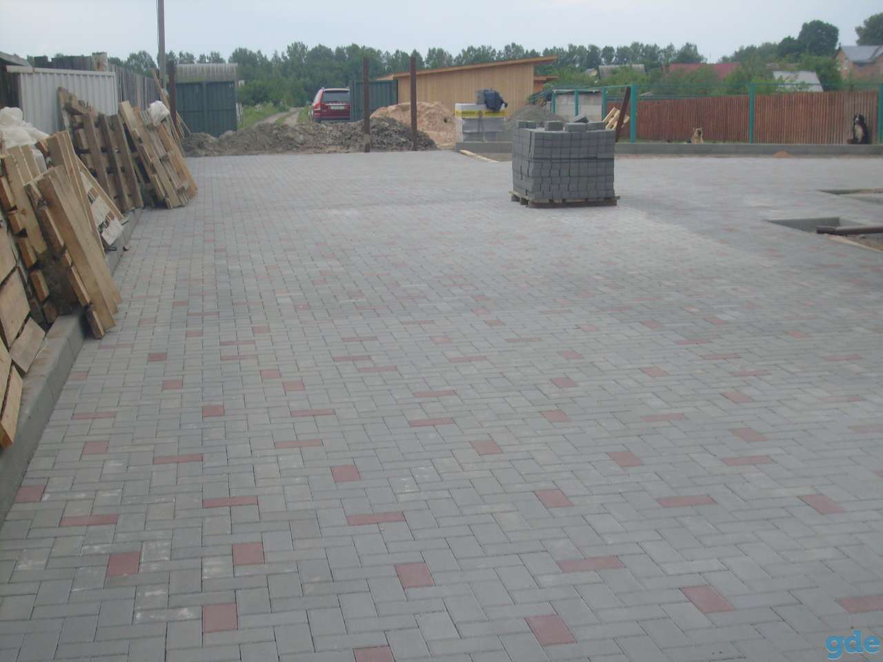Укладка тротуарной плитки, фотография 9