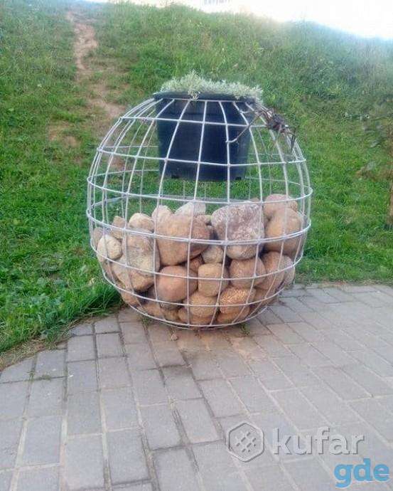 Габион (шар с камнями) сварной, фотография 2