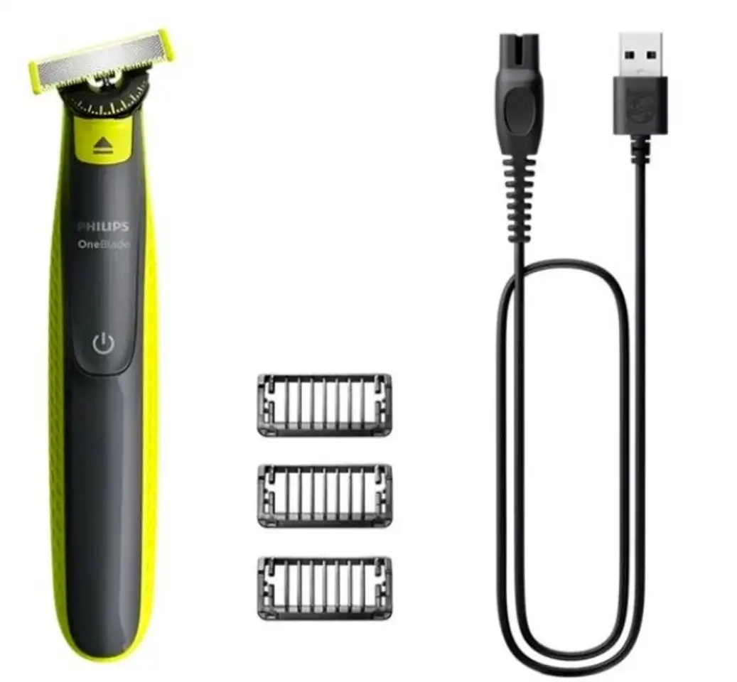 Триммер для бороды и усов philips oneblade 360 face qp2724/23, фотография 1