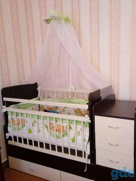 Продам кроватку-трансформер bambini, фотография 1