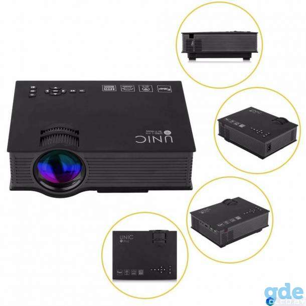 Проектор UC68, Мини LED проектор Unic UC 68 с WiFi, фотография 4