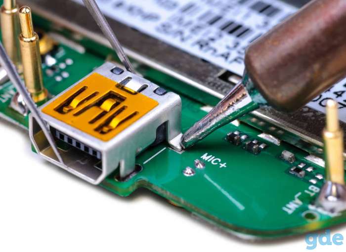 Ремонт и замена разъемов USB/lan/ audio, фотография 1