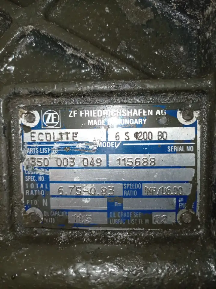 коробка передач КПП ZF 6S 1200 ECOLITE, фотография 3