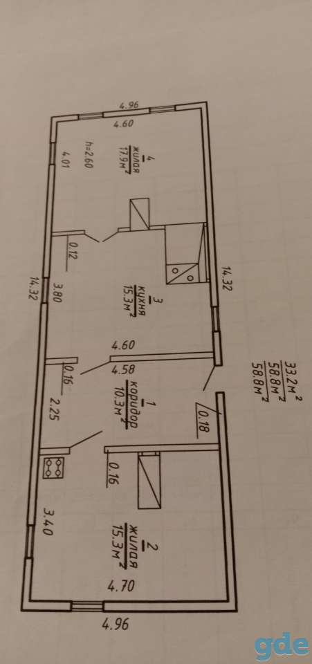 Продается дом в деревне, область, деревня Замшаны, ул. Советская 29., фотография 4