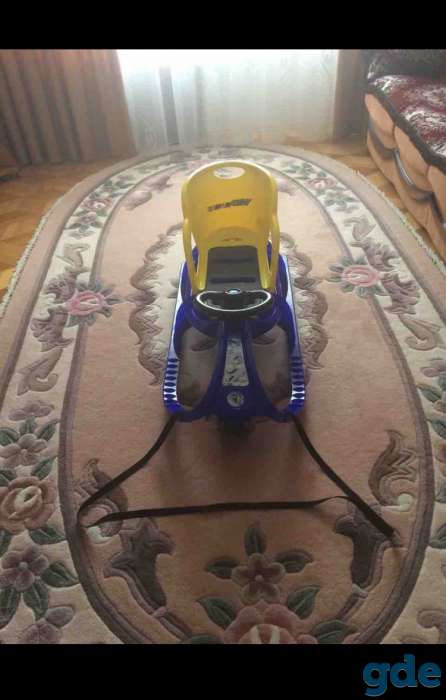 Санки KHW Snow Tiger Comfort de Luxe синие, фотография 1