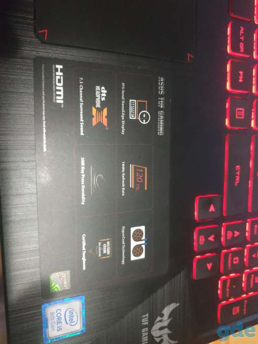 Игровой ноутбук Asus TUF Gaming FX505GD, фотография 4