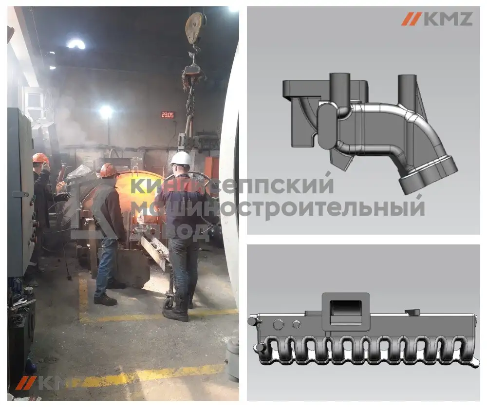 Секция выхлопного коллектора, фотография 1