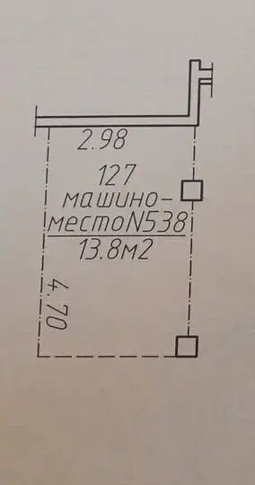 Продается машиноместо в крытом паркинге, Тимошенко, д.8, фотография 1