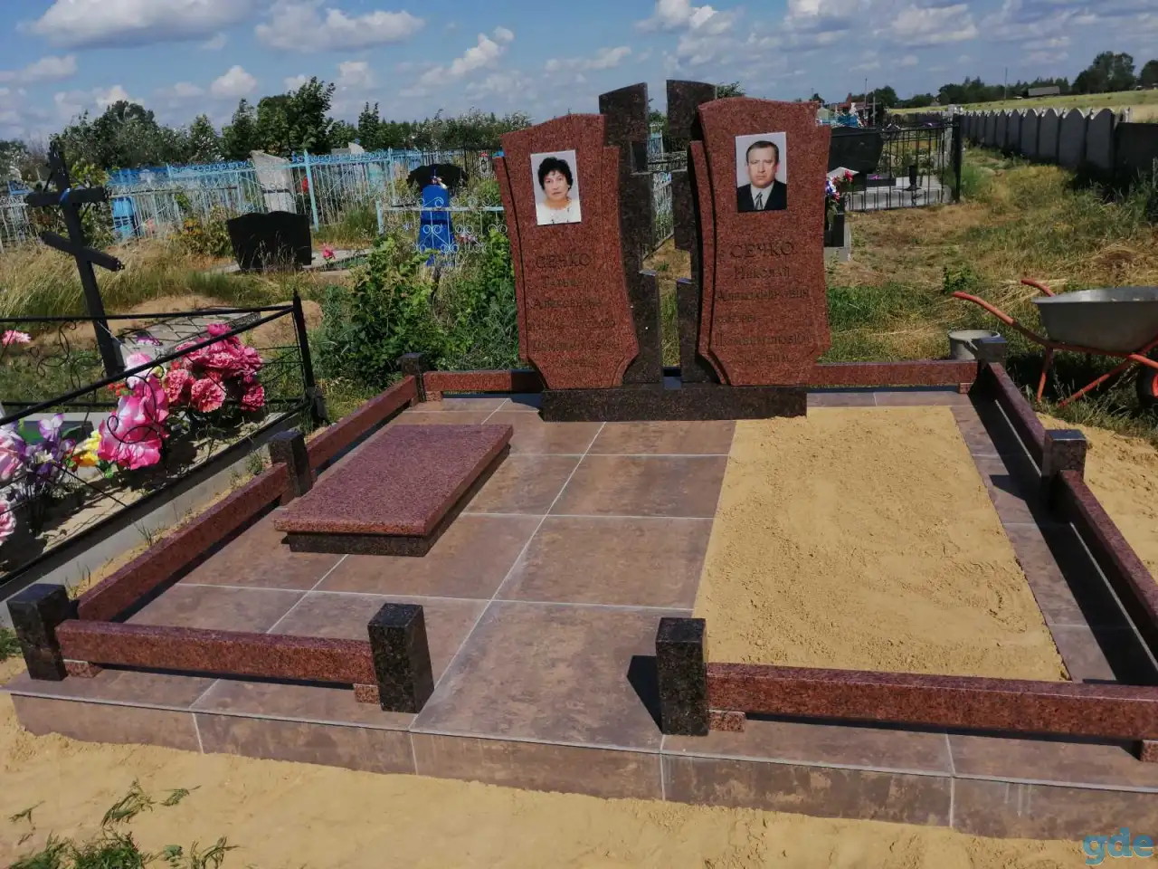 Памятники из гранита Слуцк, Солигорск, фотография 5