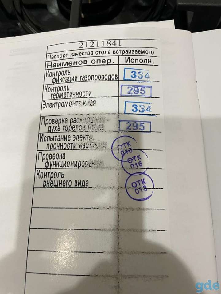 Продам новую газовую панель, фотография 5