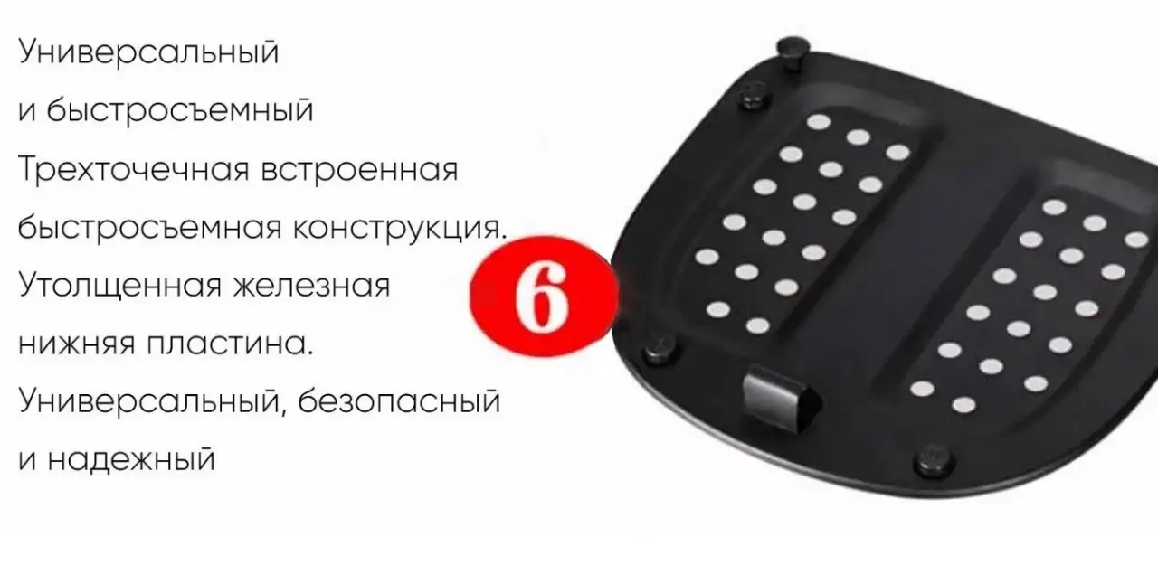 Багажник-кофр для мотоцикла AVM 698, фотография 7