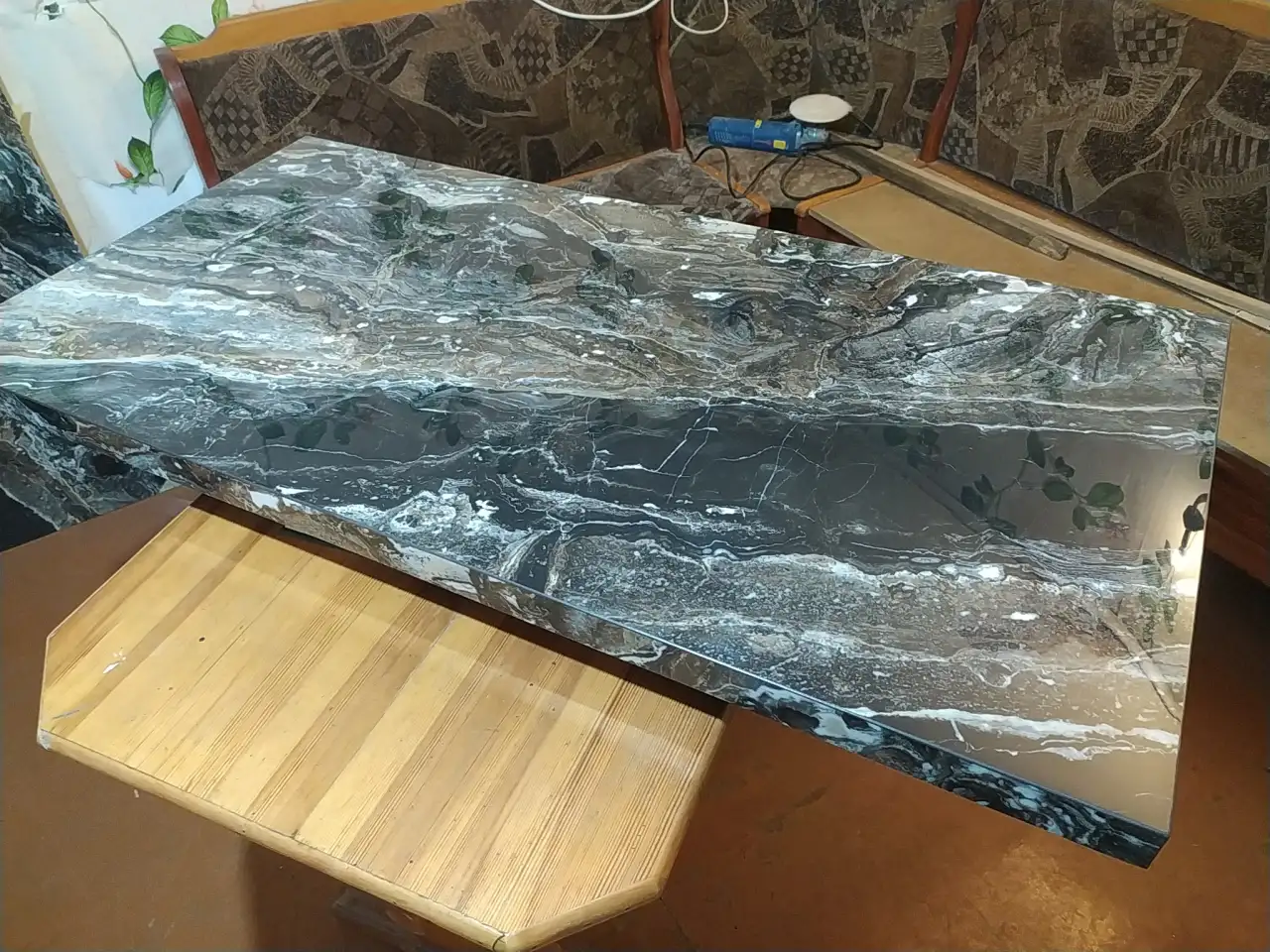 Столешница для кухонного, журнального стола из керамогранита., фотография 4