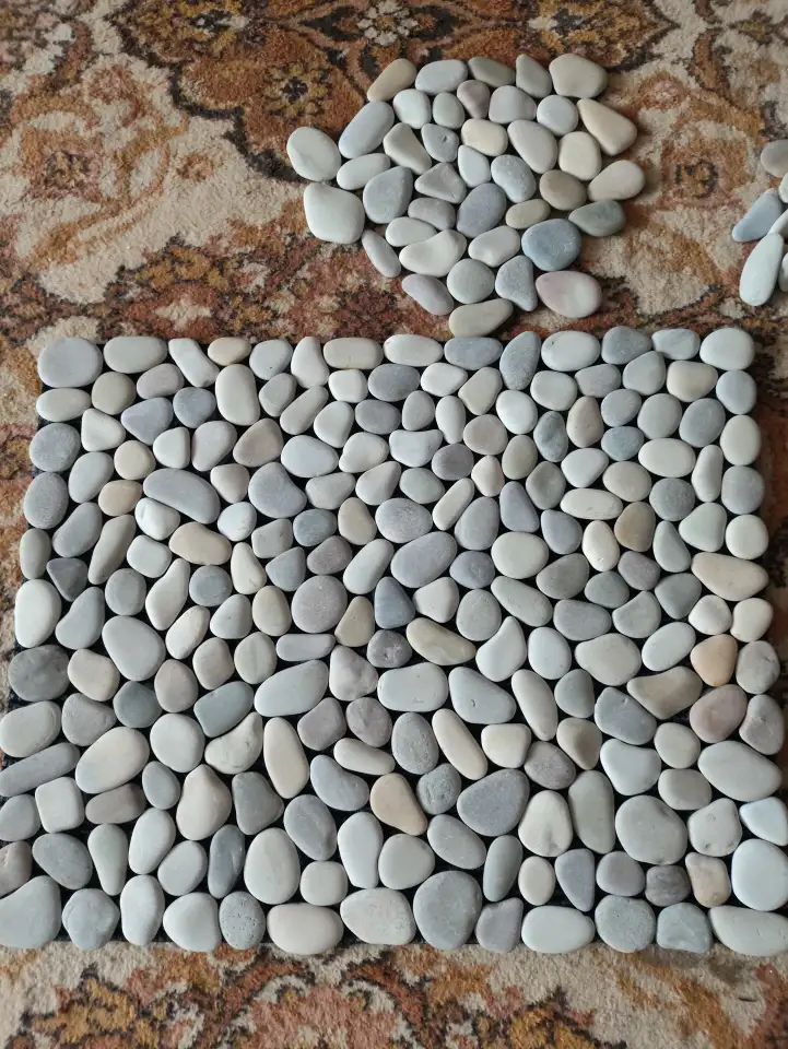 Коврик из натуральной черноморской гальки, фотография 1