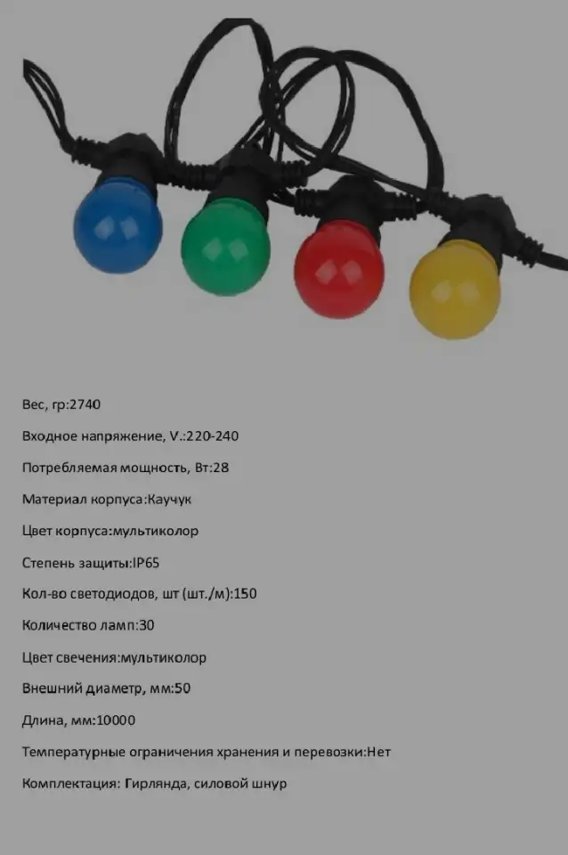Светодиодная гирлянда, фотография 6