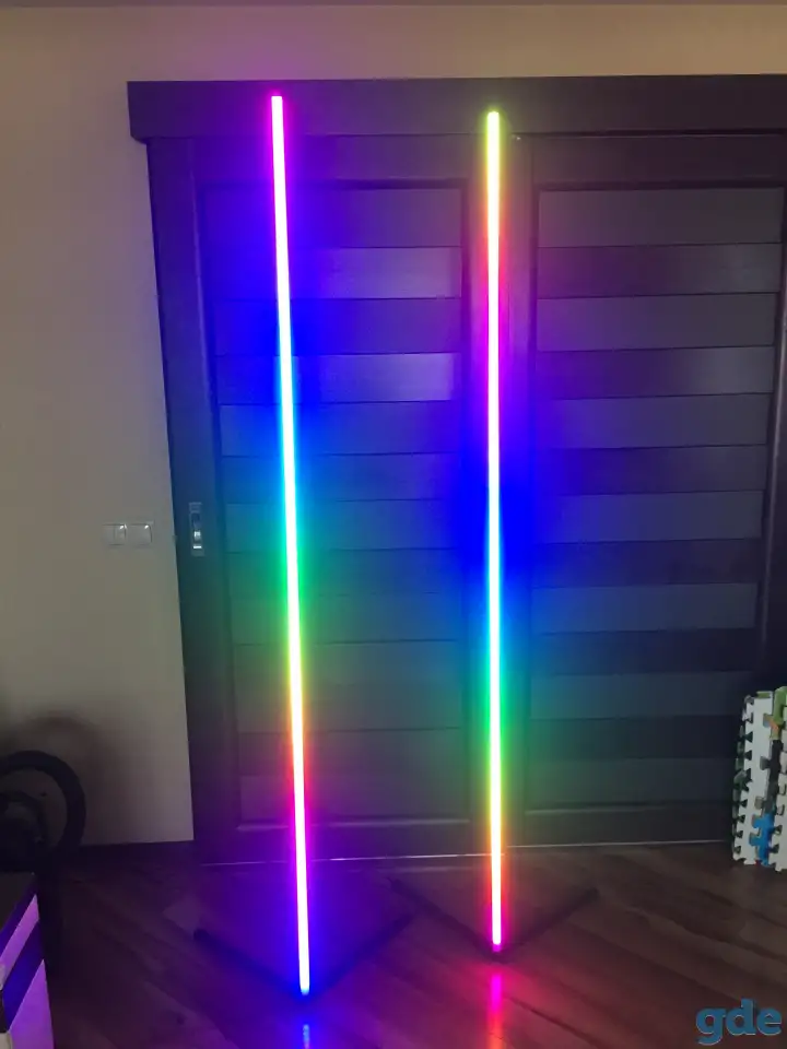 2 по цене одного. 2 RGB торшера по 2 метра, фотография 1