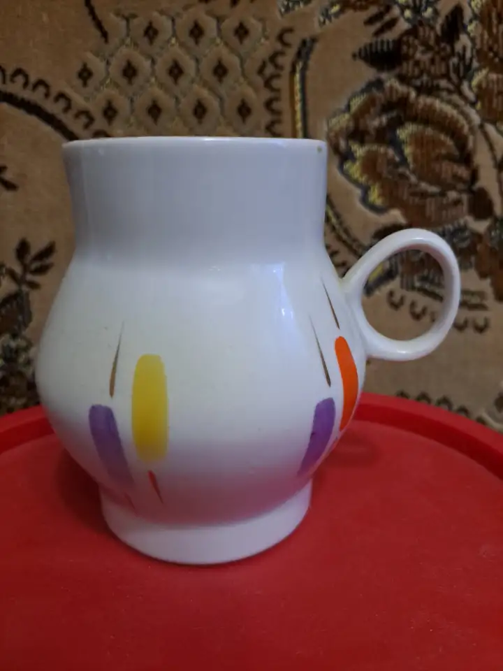 Сливочник из СССР, новый, фарфор, фотография 1