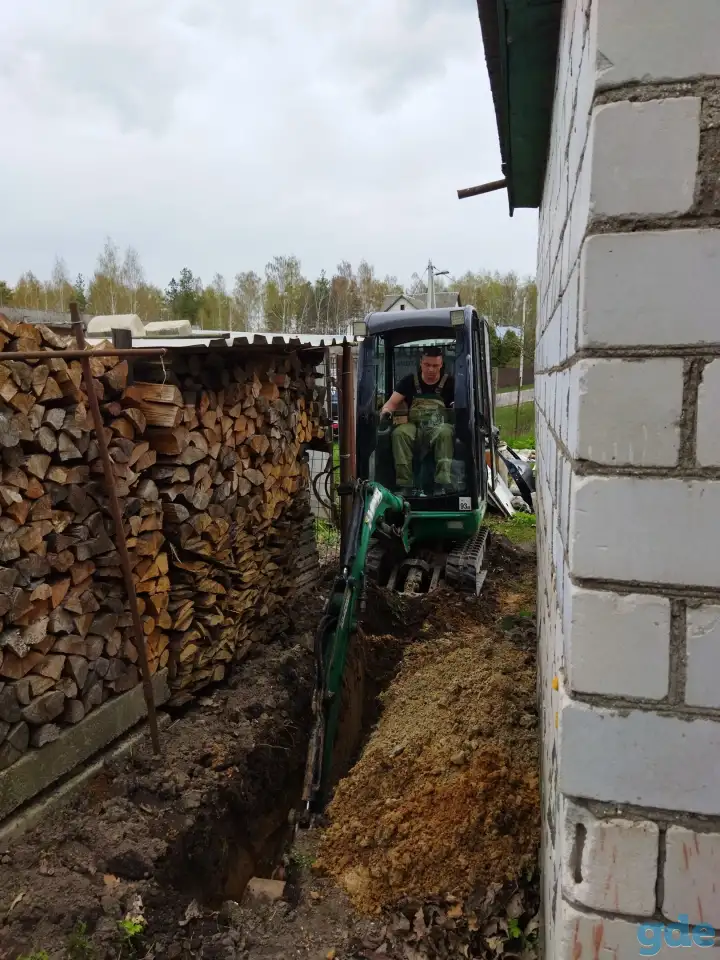 Услуги мини экскаватора в Гомельской и Могилевской областях, фотография 9