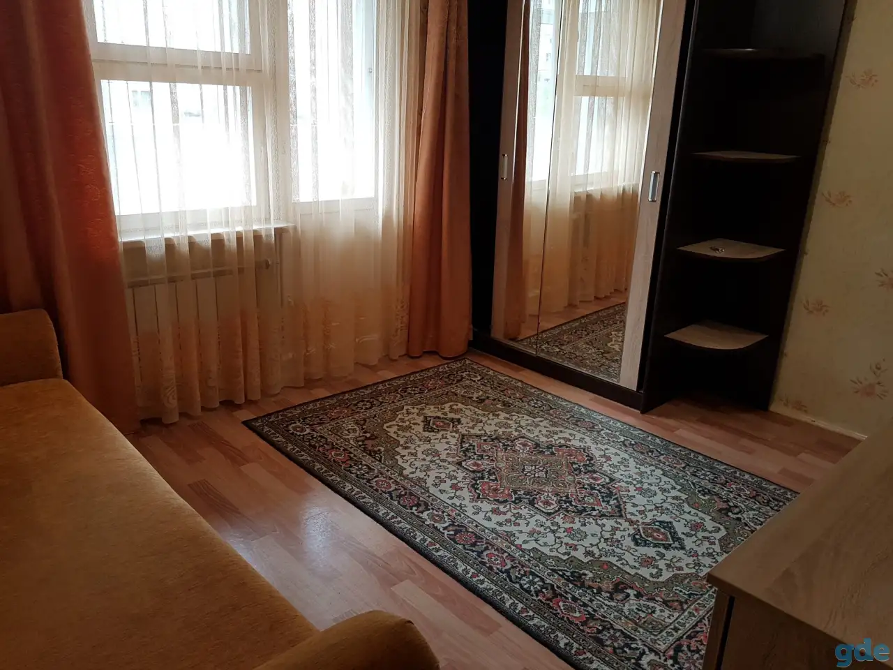 Сдается комната (непроходная,под ключ,с балконом) в 2х-комн.квартире (без хозяев)(на длит.срок) Матусевича 84 (от собс, фотография 2