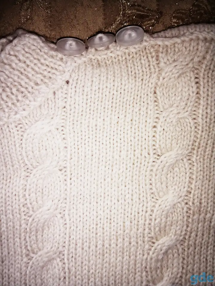 Джемпер шерстяной HAND MADE, фотография 2